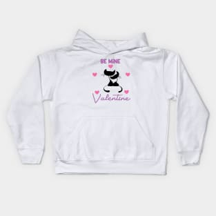 Funny Valentines Be mine Valentine Kids Hoodie